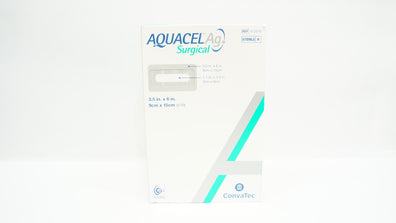 ConvaTec 412010 AquacelAg Cover Dressing Sterile 3.5 x 6inch (x) - Box of 10